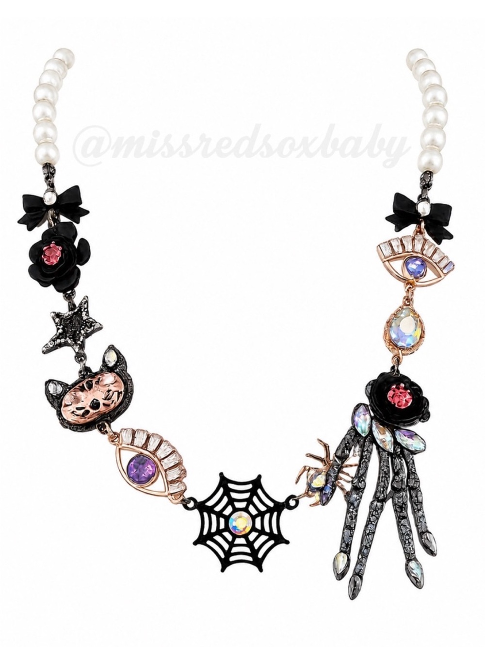 Betsey Johnson Glampire Statement Necklace